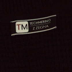 Z Zegna Techmerino Black Wool Zip Front Jacket L