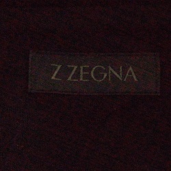 Pre Owned Z Zegna Black Zigzag Flock Printed Short Sleeve T-Shirt XL