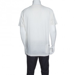 Z Zegna Techmerino Cream Wool Jersey Raglan Sleeve T-Shirt XL