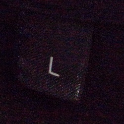 Pre Owned Z Zegna Techmerino Dark Grey Wool and Linen Slub Jersey Polo T-Shirt L