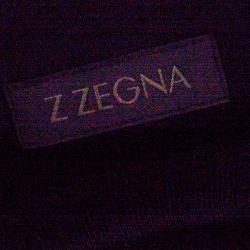 Z Zegna Black Chevron Print Sweatshirt L