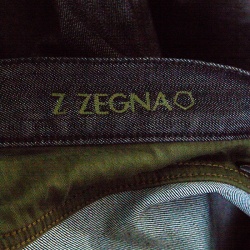 Pre Owned Z Zegna Black Denim Straight Fit Jeans M