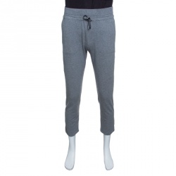 Z Zegna Grey Drawstring Detail Track Pants M