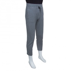 Z Zegna Grey Drawstring Detail Track Pants M