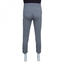 Z Zegna Grey Drawstring Detail Track Pants M