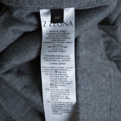 Z Zegna Grey Drawstring Detail Track Pants M