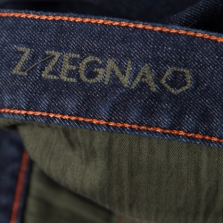 Pre Owned Z Zegna Indigo Dark Wash Regular Fit Denim Jeans XL