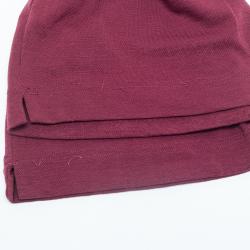 Pre Owned Z Zegna Techmerino Burgundy Wool Knit Crew Neck T-Shirt XXL