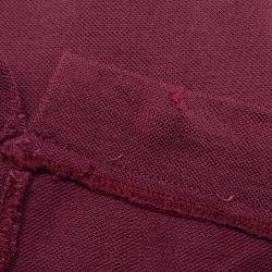 Pre Owned Z Zegna Techmerino Burgundy Wool Knit Crew Neck T-Shirt XXL