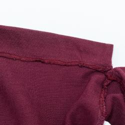 Pre Owned Z Zegna Techmerino Burgundy Wool Knit Crew Neck T-Shirt XXL