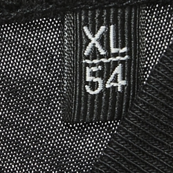 Pre Owned Z Zegna Black Logo Embroidered Cotton Half Sleeve T-Shirt XL