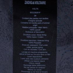 Pre Owned Zadig & Voltaire Red Casual Fitted Blazer XS