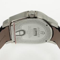 Pre Owned Aigner Roma Chronograph Diamond Mens Wristwatch 44 MM