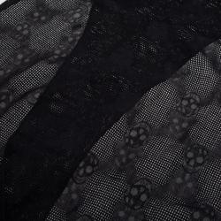 مملوكة مسبقًا Alexander McQueen Black Silk and Wool Skull Scarf