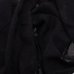 مملوكة مسبقًا Alexander McQueen Black Silk and Wool Skull Scarf