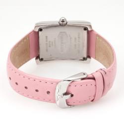 AquaMarin Harmonie Diamond SS Leather Womens Watch 34 MM