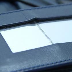 Pre Owned Balenciaga Black and Teal Leather Lune Tote 