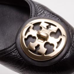 Tory Burch Black Ballerina Flats Size 39