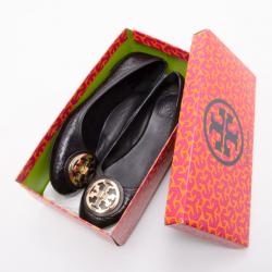 Tory Burch Black Ballerina Flats Size 39