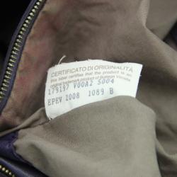 مملوكة مسبقًا Bottega Veneta Purple Woven Leather Ball Hobo Bag