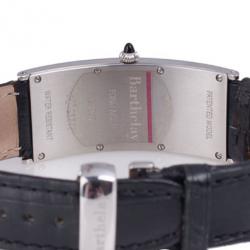 Barthelay White Diamond Fond Acier Womens Wristwatch 22 MM