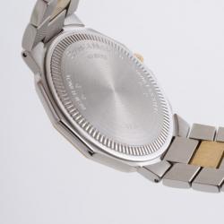 Pre Owned Baume & Mercier Riviera Two Tone 18K Gold & Stainless Steel Wristwatch Mens 
