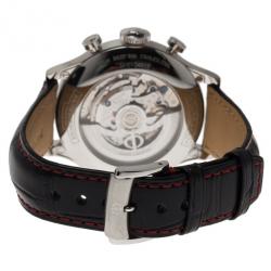 Pre Owned Baume & Mercier White Stainless Steel Capeland Men's Wristwatch 44MM
