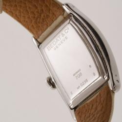 Pre Owned Bedat & Co. No. 7 Silver Dial Women's Leather Watch Cream