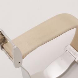 Pre Owned Bedat & Co. No. 7 Silver Dial Women's Leather Watch Cream