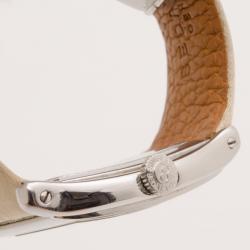 Pre Owned Bedat & Co. No. 7 Silver Dial Women's Leather Watch Cream