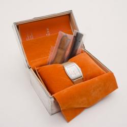 Pre Owned Bedat & Co. No. 7 Silver Dial Women's Leather Watch Cream