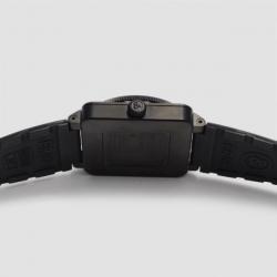 Bell & Ross SS Black Case Aviation Digital Date Mens Wristwatch 44 MM