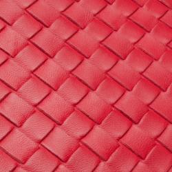 Pre Owned Bottega Veneta Large Intrecciato Nappa in Red
