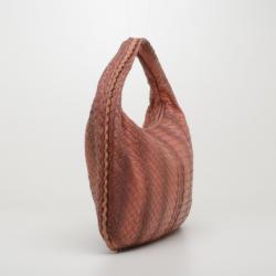Pre Owned Bottega Veneta Medium Royal Veneta Hobo
