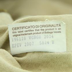 Pre Owned Bottega Veneta Gold Illusion Hobo