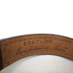 Breitling Callistino Wristwatch SS YG Leather White Ladies
