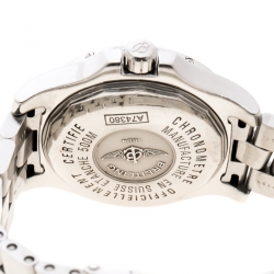 Breitling Beige Stainless Steel Colt A74380 Men's Wristwatch 41 mm