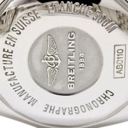 Breitling Navy Stainless Steel Chronomat Men's Wristwatch 44MM