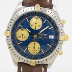 Breitling Chronomat SS YG Blue Mens Wristwatch