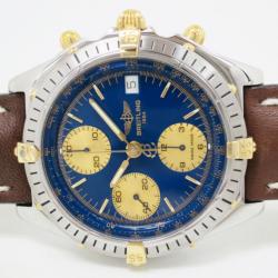 Breitling Chronomat SS YG Blue Mens Wristwatch