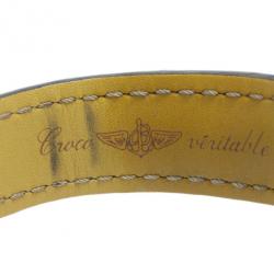 Pre Owned Breitling White Stainless Steel Navitimer Men's Wristwtch 42MM