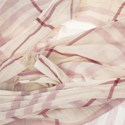 Pre Owned Burberry Novacheck Scarf