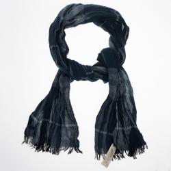 Pre Owned Burberry Blue Novacheck Stole