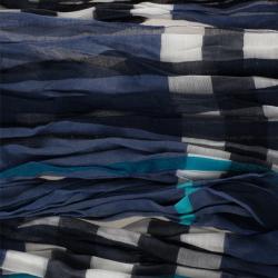 مملوكة مسبقًا Burberry Blue Novacheck Scarf