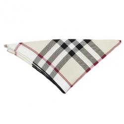 Pre Owned Burberry Haymarket Check Scarf