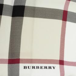 Pre Owned Burberry Haymarket Check Scarf