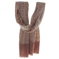 مملوكة مسبقًا Burberry Prorsum Beige Printed Silk Stole