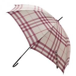 Pre Owned Burberry Beige Novacheck Umbrella