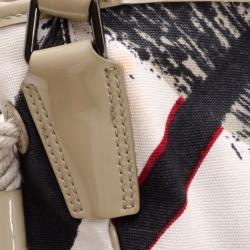 Pre Owned Burberry Brushstroke Canvas Shopper Tote