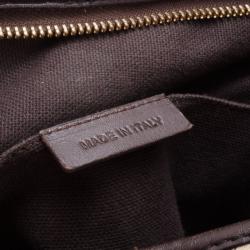 Pre Owned Burberry Haymarket Check Large Hobo 